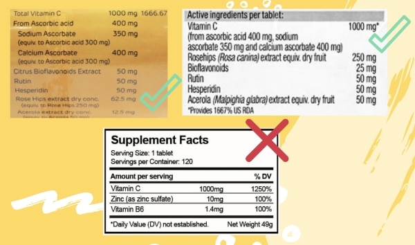 คู่มือการเลือกซื้อวิตามินซี