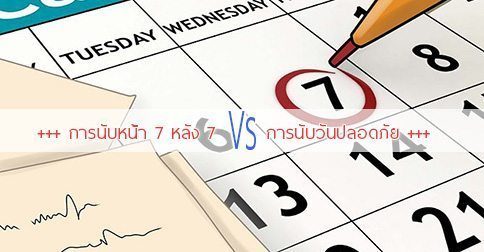 หน้า 7 หลัง 7 เสี่ยงท้อง !! มาดูวิธีการนับระยะปลอดภัยที่ชัวร์กว่า :)