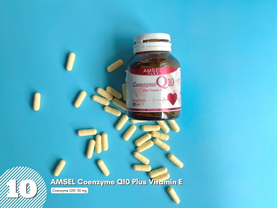 รีวิวแอมเซล โคเอนไซม์ คิวเท็น พลัส วิตามินอี (AMSEL Coenzyme Q10 Plus Vitamin E)