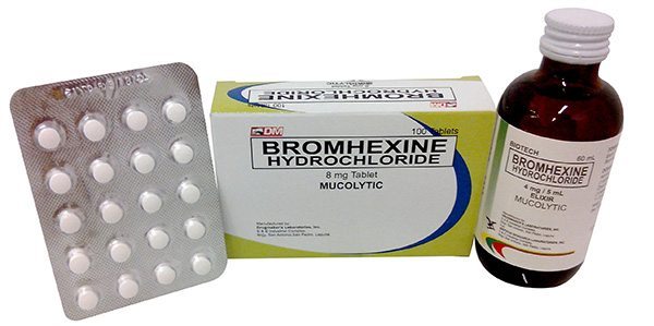 บรอมเฮกซีน (Bromhexine) สรรพคุณ วิธีใช้ ผลข้างเคียง ฯลฯ