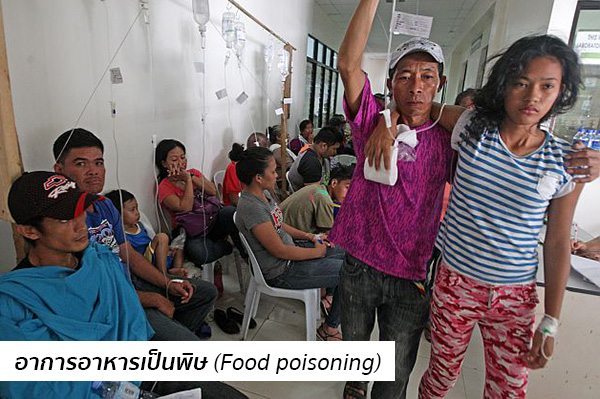 อาหารเป็นพิษอาการ