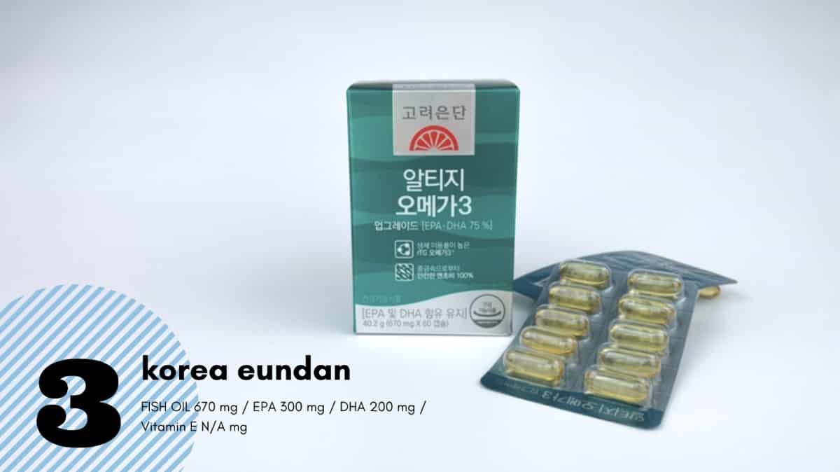 รีวิวน้ำมันปลา Korea Eundan rTG Omega 3