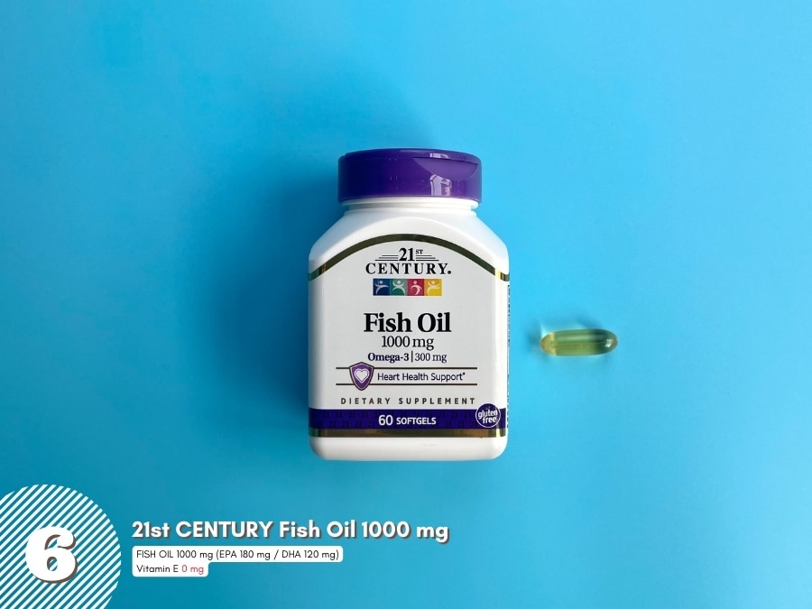 รีวิวน้ำมันปลา 21st CENTURY Fish Oil 1000 mg