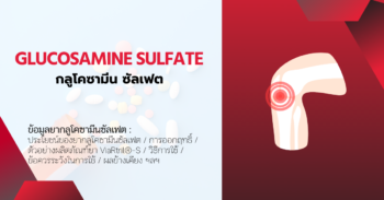 กลูโคซามีนซัลเฟต (Glucosamine Sulfate) ยาบรรเทาอาการปวดโดยลดการอักเสบ ชะลอการเสื่อมของกระดูกอ่อน และเพิ่มการเคลื่อนไหวของข้อต่อในผู้ป่วยโรคข้อเสื่อม