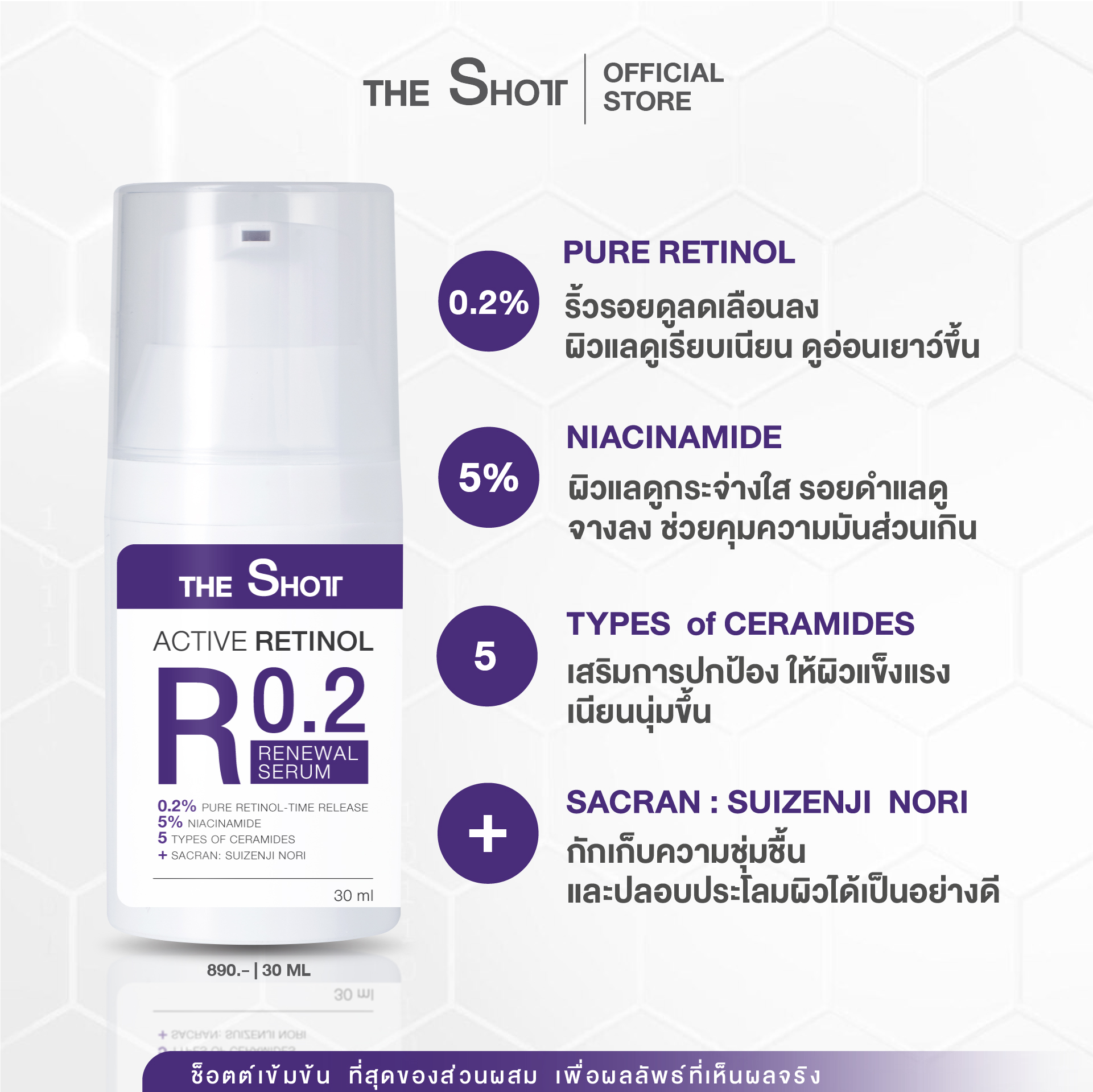 ผลิตภัณฑ์ The Shott Retinol 0.2%