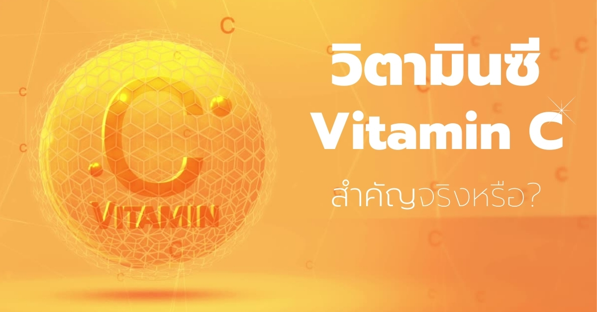 วิตามินซี (Vitamin C) วิตามินที่ละลายในน้ำที่จำเป็นซึ่งร่างกายมนุษย์ไม่สามารถผลิตได้